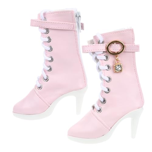 Abaodam 1Paar Puppen High Heel Schuhe Stilvolle Miniaturstiefel für Puppen Puppenschuhe für Puppenzubehör und für Mädchen Abaodam 1Paar Puppen High Heel Schuhe Stilvolle Miniaturstiefel für Puppen Puppenschuhe für Puppenzubehör und für Mädchen von Abaodam