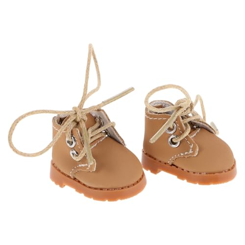 Abaodam 1Paar Puppenschuhe mit Verstellbaren Schnürsenkeln Elegante Schuhe für Bjd Puppen Zubehör für Puppenausstellungen und Spielsets Sicherer Sitz und Ansprechendes Design Abaodam 1Paar Puppenschuhe mit Verstellbaren Schnürsenkeln Elegante Schuhe für Bjd Puppen Zubehör für Puppenausstellungen und Spielsets Sicherer Sitz und Ansprechendes Design von Abaodam