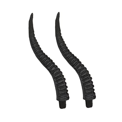Abaodam 1Paar Teufelshorn Haarreif für Karneval DIY Kopfschmuck mit Realistischen Hörnern Stilvolles Kostümzubehör für Halloween und Themenpartys Robust und Langlebig Abaodam 1Paar Teufelshorn Haarreif für Karneval DIY Kopfschmuck mit Realistischen Hörnern Stilvolles Kostümzubehör für Halloween und Themenpartys Robust und Langlebig von Abaodam