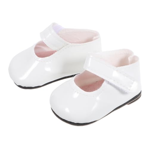 Abaodam 1Paar Vintage PU Schuhe für Puppen Steppschuhe Dekoration für Puppenkostüme und Puppenhauszubehör für Kreative Spielwelten von Abaodam
