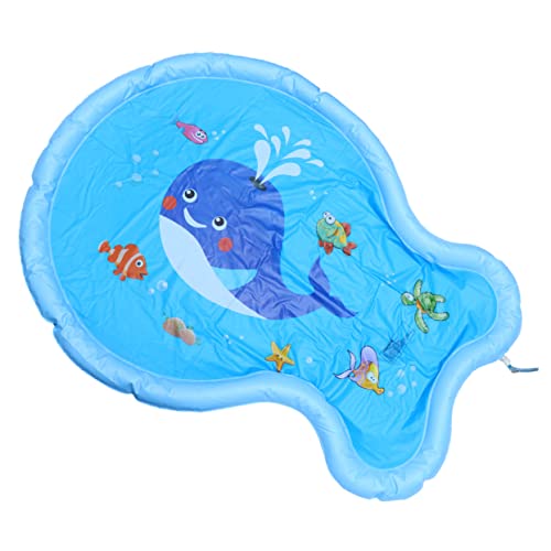 Abaodam 1Pc Aufblasbare Wasser Spray Pad Pool Paddeln Matte Blau von Abaodam