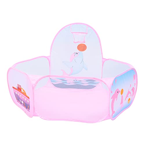 Abaodam 1Pc Basketball Basketball Soft Play Bällebad Rosa von Abaodam