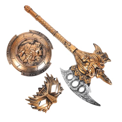 Abaodam Kinder Waffenset für Rollenspiele Cosplay Requisite für Jungen Leichtes Spielzeug für Partys Bühnenauftritte 1 Satz mit für Halloween Kostüme von Abaodam
