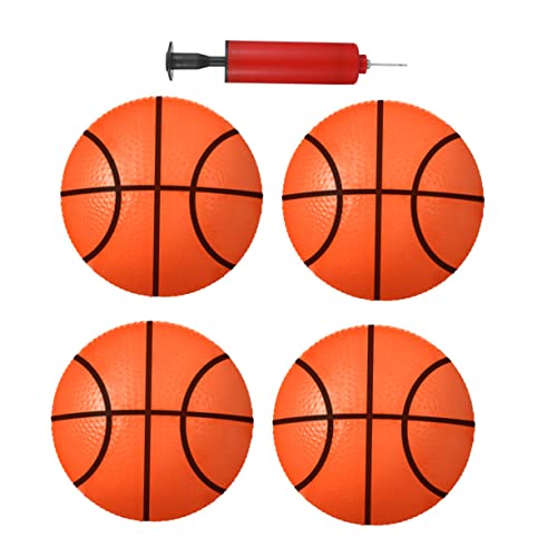 Abaodam Aufblasbarer Basketball für Kinder Kleiner PVC Basketball Tragbares Spielzeug Basketballspielzeug für Jungen und Mädchen für und Außenspiele von Abaodam