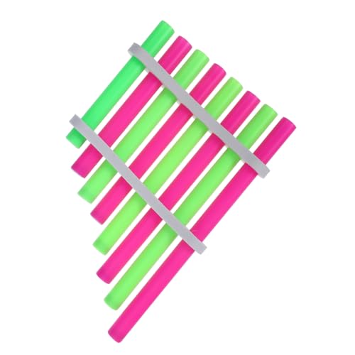 Abaodam 1Satz DIY Panflöte für Wissenschaftliches Experimentier Kreativität und Feinmotorik Musikspielzeug zum Selbstzusammenbauen für Kleinkinder von Abaodam