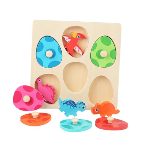 Abaodam 1Satz Dinosaurier Puzzlespielzeug für Puzzle mit Mehreren Pädagogisches Lernspielzeug Kreativität und Fantasie für Eltern Junge Mädchen Spiele von Abaodam