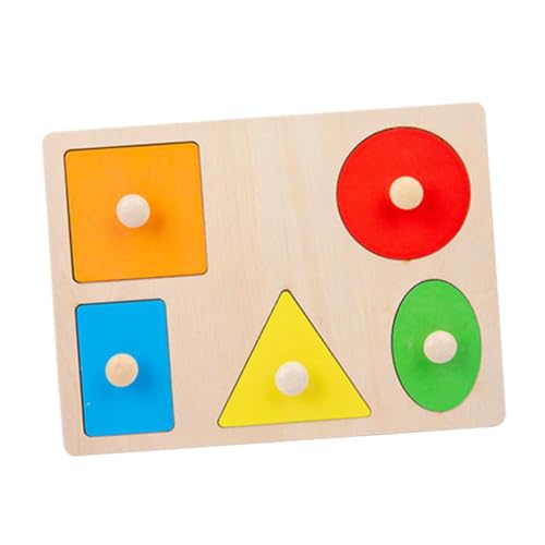 Abaodam 1Satz Educational Geometric Shapes Puzzle Toy for Sorting Blocks for Early Learning Interactive Parent Child Activity Present for Boys and von Abaodam