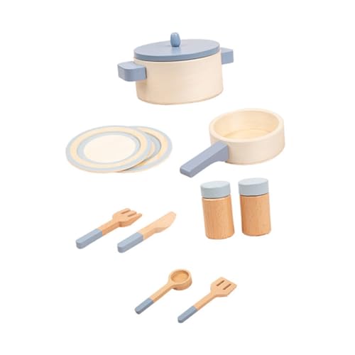 Abaodam 1Satz Entzückendes Küchenspielset Für Teiliges Holzspielzeug Mit Realistischer Pfanne Bildungsspielzeug Für Kreatives Und Interaktion Der Spielküche Abaodam 1Satz Entzückendes Küchenspielset Für Teiliges Holzspielzeug Mit Realistischer Pfanne Bildungsspielzeug Für Kreatives Und Interaktion Der Spielküche von Abaodam