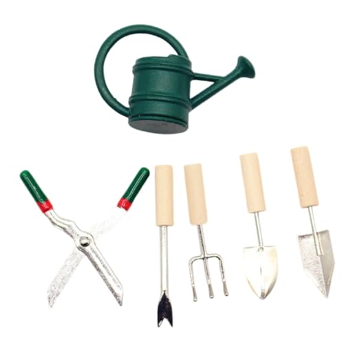 Abaodam 1Satz Gartenwerkzeug Set Puppenhaus Zubehör mit Gießkanne für Kreative Rollenspiele und Dekorationen für und Bildungszwecke Abaodam 1Satz Gartenwerkzeug Set Puppenhaus Zubehör mit Gießkanne für Kreative Rollenspiele und Dekorationen für und Bildungszwecke von Abaodam