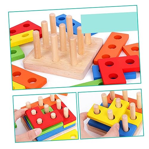 Abaodam 1Satz Geometrisches Holzpuzzle für Klobige Formen und Farben Montessori Motorik und Hand Auge Koordination für Kleinkinder Ab Jahren Abaodam 1Satz Geometrisches Holzpuzzle für Klobige Formen und Farben Montessori Motorik und Hand Auge Koordination für Kleinkinder Ab Jahren von Abaodam