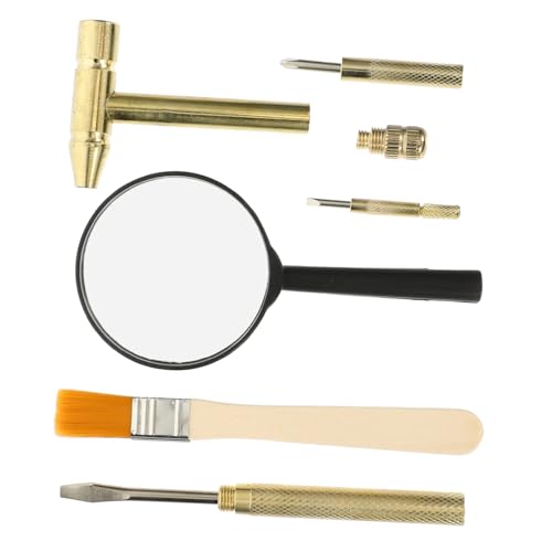 Abaodam 1Satz Grabwerkzeug Set Ausgrabungsspielzeug mit Meißelhammer Kleiner Bürste und Lupe für Kleinkinder zur Praktischer Fähigkeiten und Kreativität Abaodam 1Satz Grabwerkzeug Set Ausgrabungsspielzeug mit Meißelhammer Kleiner Bürste und Lupe für Kleinkinder zur Praktischer Fähigkeiten und Kreativität von Abaodam
