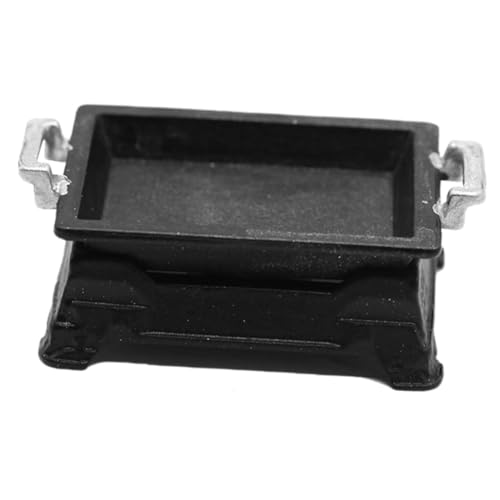 Abaodam 1Satz Grillpfannen für Puppenhaus Schwarzes Modell für Szenenlayout Einzigartiges Accessoire für Fisch Serviertablett Perfektes Küchenzubehör von Abaodam