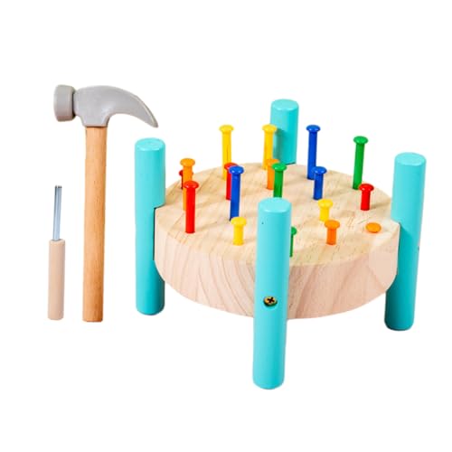 Abaodam 1Satz Hämmerndes für Kognitives Holzspielzeug Hand Auge Koordination für Frühes Lernen und Spielspaß Abaodam 1Satz Hämmerndes für Kognitives Holzspielzeug Hand Auge Koordination für Frühes Lernen und Spielspaß von Abaodam