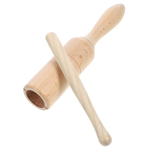 Abaodam 1Satz Holz Guiro Percussion Instrument für Kleinkinder Musikalisches zur Frühen Bildung Stabil und Langlebig für Rhythmusübungen und Spielspaß von Abaodam