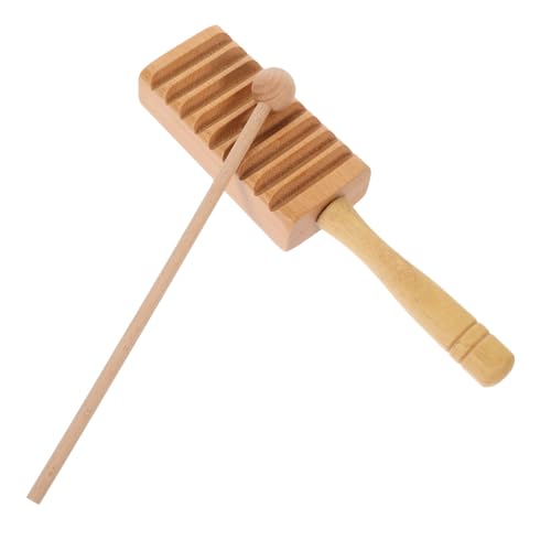 Abaodam 1Satz Holz Guiro für Musikinstrument mit Holzschlägel für Rhythmustraining und Musikalische Früherziehung Strapazierfähig und Benutzerfreundlich Kleine Abaodam 1Satz Holz Guiro für Musikinstrument mit Holzschlägel für Rhythmustraining und Musikalische Früherziehung Strapazierfähig und Benutzerfreundlich Kleine von Abaodam
