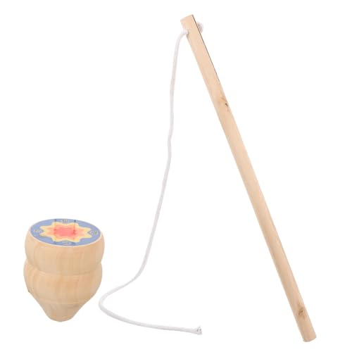 Abaodam 1satz Holz-gyroskop-spielzeugset Traditionelles Verschleißfestes Kreiselspielzeug Für Erwachsene Für Geschicklichkeitsspiele Und Kreative Bastelprojekte Natürlicher Farbe Mit Abaodam 1satz Holz-gyroskop-spielzeugset Traditionelles Verschleißfestes Kreiselspielzeug Für Erwachsene Für Geschicklichkeitsspiele Und Kreative Bastelprojekte Natürlicher Farbe Mit von Abaodam