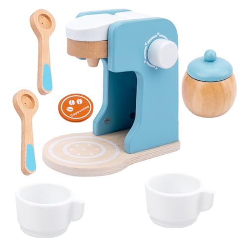 Abaodam 1Satz Holz Kaffeemaschine Spielzeugset für Interaktives Rollenspiel Fördert Kreativität und Lernfähigkeit Sicheres und Langlebiges Küchenzubehör Perfektes für Jahre Abaodam 1Satz Holz Kaffeemaschine Spielzeugset für Interaktives Rollenspiel Fördert Kreativität und Lernfähigkeit Sicheres und Langlebiges Küchenzubehör Perfektes für Jahre von Abaodam