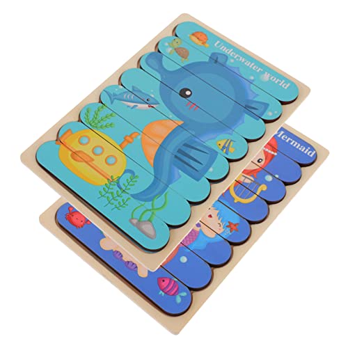 Abaodam 1Satz Holz Puzzle Doppelseitige Cartoon Puzzle für Lernspielzeug Feinmotorik und Kognitiven Fähigkeiten für Kleinkinder Ab Jahren Langlebig Abaodam 1Satz Holz Puzzle Doppelseitige Cartoon Puzzle für Lernspielzeug Feinmotorik und Kognitiven Fähigkeiten für Kleinkinder Ab Jahren Langlebig von Abaodam