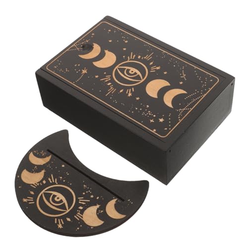 Abaodam 1Satz Holz Tarotkartenständer und Tragbare Tarot Box mit Aufbewahrungsfunktion für Divination und Meditation Präsentation und Dekoration Abaodam 1Satz Holz Tarotkartenständer und Tragbare Tarot Box mit Aufbewahrungsfunktion für Divination und Meditation Präsentation und Dekoration von Abaodam