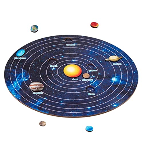 Abaodam 1Satz Holzpuzzle Sonnensystem für Planeten Lernspielzeug Kreatives Holzspielzeug für Kleinkinder Fördert Frühes Lernen und Kreative Entwicklung für Jungen Abaodam 1Satz Holzpuzzle Sonnensystem für Planeten Lernspielzeug Kreatives Holzspielzeug für Kleinkinder Fördert Frühes Lernen und Kreative Entwicklung für Jungen von Abaodam