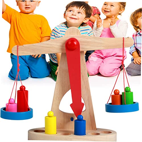 Abaodam 1Satz Holzspielzeug Balance für Interaktives Lernspielzeug Kognitiven Fähigkeiten und Einfachen Mathematischen Berechnungen Abaodam 1Satz Holzspielzeug Balance für Interaktives Lernspielzeug Kognitiven Fähigkeiten und Einfachen Mathematischen Berechnungen von Abaodam