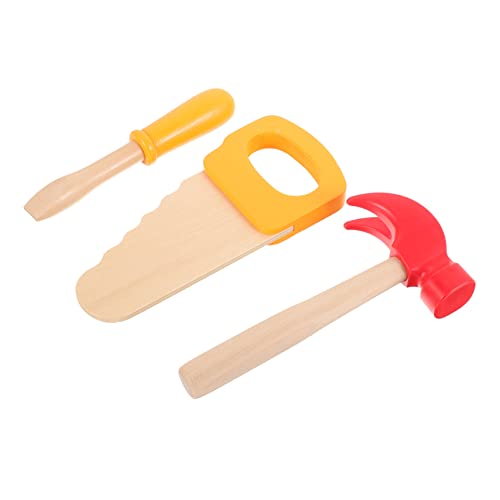 Abaodam 1Satz Holzwerkzeugspielzeug Set Teiliges Simulation Hammer Säge Schraubendreher für Ab Jahr Sicheres Handliches Babyspielzeug Motorik und Kreativität Abaodam 1Satz Holzwerkzeugspielzeug Set Teiliges Simulation Hammer Säge Schraubendreher für Ab Jahr Sicheres Handliches Babyspielzeug Motorik und Kreativität von Abaodam
