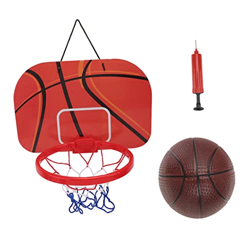 Abaodam 1Satz Indoor Basketballkorb für Wandmontiertes Basketballbrett mit Pumpe und Ball für Spielzimmer und Fördert die Eltern Interaktion Tragbar und Langlebig Abaodam 1Satz Indoor Basketballkorb für Wandmontiertes Basketballbrett mit Pumpe und Ball für Spielzimmer und Fördert die Eltern Interaktion Tragbar und Langlebig von Abaodam