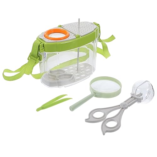 Abaodam 1Satz Insektenfänger für Freien Wissenschaftspädagogisches Kit mit Beobachtungsbox Lupe Tweezers und Insektenclip für Biologische Experimente und Naturerkundungen Abaodam 1Satz Insektenfänger für Freien Wissenschaftspädagogisches Kit mit Beobachtungsbox Lupe Tweezers und Insektenclip für Biologische Experimente und Naturerkundungen von Abaodam