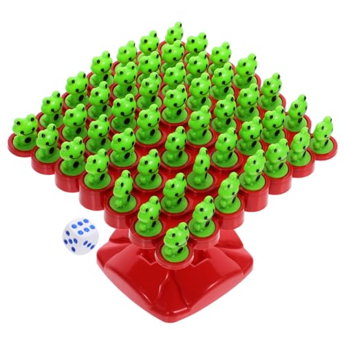 Abaodam 1Satz Interaktives Frosch Balance Baum Montessori Familien Brettspiel für Spieler Fördert Motorik und Gedächtnis Desktop Spiel von Abaodam