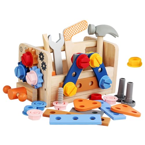 Abaodam 1Satz Kinderspielzeug Werkzeugset Tragbarer Holzwerkzeugkasten für Jungen und Teiliges Set für Kreatives und Lernen Sicheres und Holzmaterial für Jahren Abaodam 1Satz Kinderspielzeug Werkzeugset Tragbarer Holzwerkzeugkasten für Jungen und Teiliges Set für Kreatives und Lernen Sicheres und Holzmaterial für Jahren von Abaodam