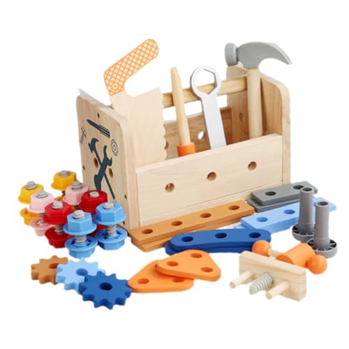 Abaodam 1Satz Kinderspielzeug Werkzeugset aus Werkzeugkiste mit Vielseitigem Schraubendreher und Nuss Set Fördert Kognitive Fähigkeiten und Kreativität bei Kindern Abaodam 1Satz Kinderspielzeug Werkzeugset aus Werkzeugkiste mit Vielseitigem Schraubendreher und Nuss Set Fördert Kognitive Fähigkeiten und Kreativität bei Kindern von Abaodam
