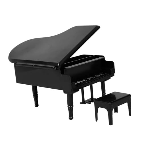 Abaodam 1Satz Klavier Modell mit Hocker für Puppenhaus Exquisites aus Hochwertigem Material für Puppenzubehör und Miniaturdekoration Perfektes Accessoire für Kreative Abaodam 1Satz Klavier Modell mit Hocker für Puppenhaus Exquisites aus Hochwertigem Material für Puppenzubehör und Miniaturdekoration Perfektes Accessoire für Kreative von Abaodam