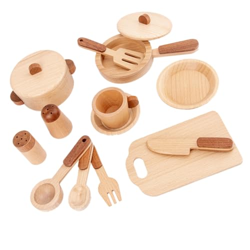 Abaodam 1Satz Kochspielzeug Set für Holzspielzeug für Kreatives Pädagogisches Simulationsspielzeug Fördert Auge Hand Koordination und Wahrnehmung für Jungen Abaodam 1Satz Kochspielzeug Set für Holzspielzeug für Kreatives Pädagogisches Simulationsspielzeug Fördert Auge Hand Koordination und Wahrnehmung für Jungen von Abaodam