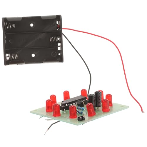 Abaodam 1Satz LED DIY Experiment Elektrische Schaltung für Wissenschaftsspielzeug mit LED Lampe und Batteriebox Material für Kreative Projekte und Experimente Schule Abaodam 1Satz LED DIY Experiment Elektrische Schaltung für Wissenschaftsspielzeug mit LED Lampe und Batteriebox Material für Kreative Projekte und Experimente Schule von Abaodam