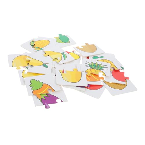 Abaodam 1Satz Lernkarten für Kleinkinder Pädagogische Obst und Gemüsepuzzlekarten und Spiel für Zuhause Schule und Kindergarten Abaodam 1Satz Lernkarten für Kleinkinder Pädagogische Obst und Gemüsepuzzlekarten und Spiel für Zuhause Schule und Kindergarten von Abaodam
