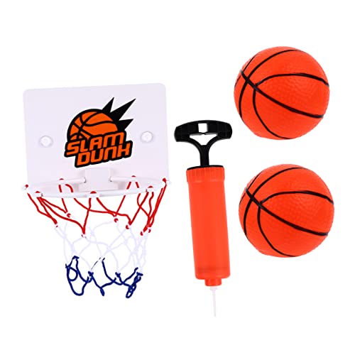 Abaodam Kleiner Basketballkorb Satz für Kinder Indoor Spielzeug Tragbar Installieren Fördert Familienaktivitäten von Abaodam