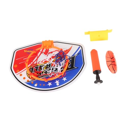Abaodam 1Satz Mini Basketballkorb Indoor für Cartoon Basketballspielzeug mit Pumpe Leichtes und Langlebiges Sportspielzeug für Sicheres im Innenbereich Fördert von Abaodam
