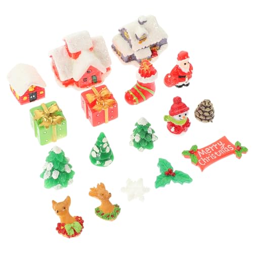 Abaodam 1Satz Mini Weihnachtsschmuck Figuren aus Harz Teiliges für Kreative Weihnachtsdeko Mikrolandschaften Schreibtisch und Bonsai Dekoration Abaodam 1Satz Mini Weihnachtsschmuck Figuren aus Harz Teiliges für Kreative Weihnachtsdeko Mikrolandschaften Schreibtisch und Bonsai Dekoration von Abaodam