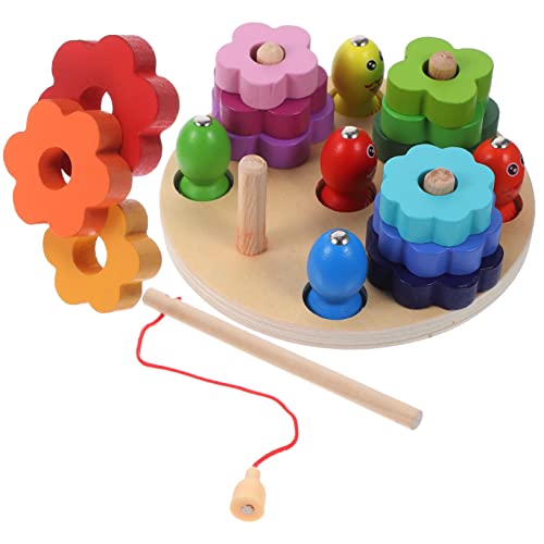 Abaodam 1Satz Montessori Für Kleinkinder Jahre Multifunktionales Holzspielzeug Formenerkennung Und Hand Augen Koordination Für Junge Mädchen Ab Monaten von Abaodam