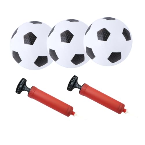 Abaodam 1Satz Pädagogisches Fußballspielzeug für Teiliges mit Weißen Bällen und Roten Pumpen Fördert Koordination Motorik und Sportinteresse für Drinnen Abaodam 1Satz Pädagogisches Fußballspielzeug für Teiliges mit Weißen Bällen und Roten Pumpen Fördert Koordination Motorik und Sportinteresse für Drinnen von Abaodam