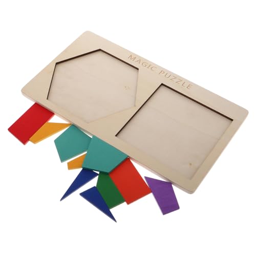 Abaodam 1Satz Pädagogisches Holzpuzzlespielzeug für Jahren Lernspiele Kognitiven Entwicklung und Motorischen Fähigkeiten Kombinationsspiel für Kreatives Lernen Abaodam 1Satz Pädagogisches Holzpuzzlespielzeug für Jahren Lernspiele Kognitiven Entwicklung und Motorischen Fähigkeiten Kombinationsspiel für Kreatives Lernen von Abaodam