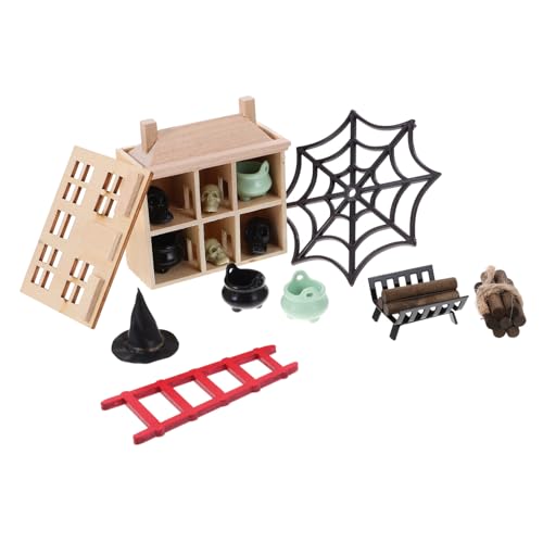 Abaodam 1Satz Puppenhaus Halloween Bausatz mit DIY Dekorationen Kreative Halloween Verzierungen für Puppenhaus und Minigärten für Geschenkideen und Heimwerkerprojekte Abaodam 1Satz Puppenhaus Halloween Bausatz mit DIY Dekorationen Kreative Halloween Verzierungen für Puppenhaus und Minigärten für Geschenkideen und Heimwerkerprojekte von Abaodam
