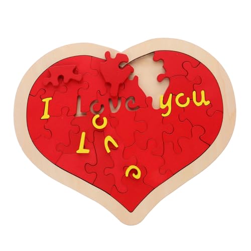 Abaodam 1Satz Rotes Puzzle Einzigartiges Und Valentinstag Dich Puzzle Für Jubiläen Hochzeiten Kreative Deko von Abaodam