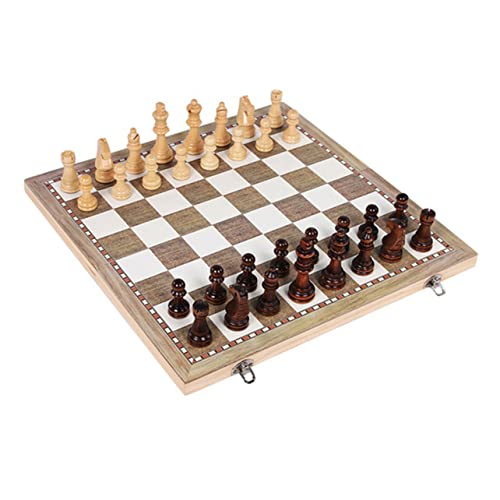 Abaodam 1Satz Schachspiel aus Holz Faltbares Schachbrett Magnetische Schachfiguren für Erwachsene für Reisen und Familienaktivitäten Hochwertige Abaodam 1Satz Schachspiel aus Holz Faltbares Schachbrett Magnetische Schachfiguren für Erwachsene für Reisen und Familienaktivitäten Hochwertige von Abaodam