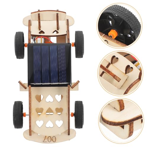 Abaodam 1satz Solarbetriebenes Spielzeugset Für Junge Mädchen Handgefertigtes Holzmodell Wissenschaft Und Technik Perfektes Für Jungen Und Mädchen Für Schulprojekte Und Experimente von Abaodam