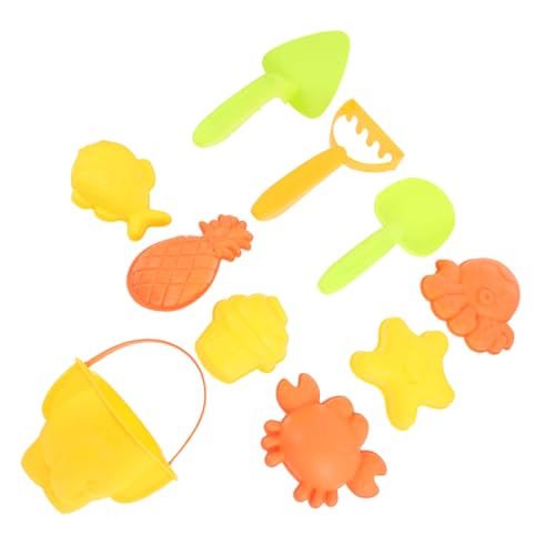 Abaodam 1Satz Teiliges Sandspielzeug Set für Lustiges Strandspielset mit Eimer Schaufeln und Formen Zufälligen Farben für Strände Parks und Hinterhöfe von Abaodam