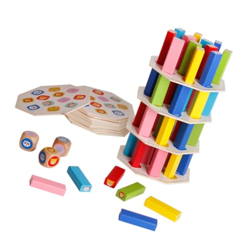 Abaodam 1Satz Teiliges Stapelspielzeug Aus Hochwertigem Material Pädagogisches Bausteinspiel Für Kreative Spiele Und Eltern Junge Mädchen Interaktion Für Jungen von Abaodam