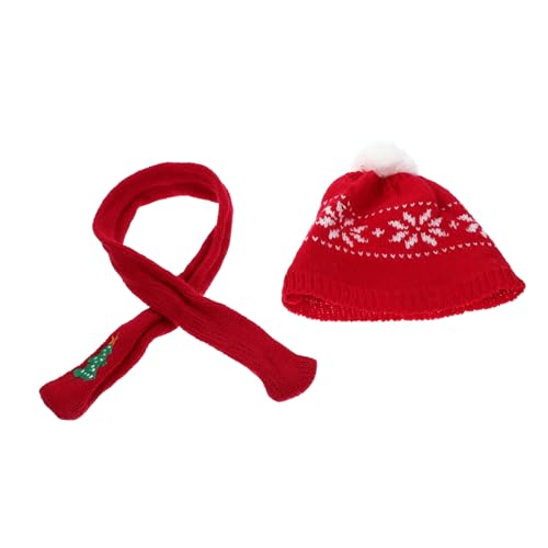 Abaodam 1Satz Weihnachtsmütze und Schal Schneemann Mütze und Schal Weiche und Bequeme Dekoration für Puppen und Weinflaschen Festliche Farben Teiliges Abaodam 1Satz Weihnachtsmütze und Schal Schneemann Mütze und Schal Weiche und Bequeme Dekoration für Puppen und Weinflaschen Festliche Farben Teiliges von Abaodam