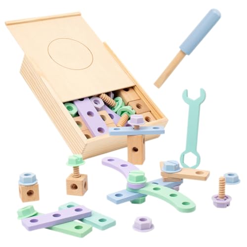 Abaodam 1Satz Werkzeugset für Holzbauspielzeug Interaktives DIY Konstruktionsspielzeug Kreativität und Hand Auge Koordination Geeignet für Kleinkinder Ab Jahren Abaodam 1Satz Werkzeugset für Holzbauspielzeug Interaktives DIY Konstruktionsspielzeug Kreativität und Hand Auge Koordination Geeignet für Kleinkinder Ab Jahren von Abaodam