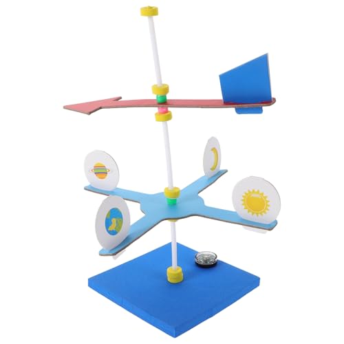Abaodam 1Satz Windfahne für DIY Windfahnen Montagespielzeug für Spannende Wissenschaftliche Experimente Lehrmittel für Grundschüler Technik Projekt für Zuhause Abaodam 1Satz Windfahne für DIY Windfahnen Montagespielzeug für Spannende Wissenschaftliche Experimente Lehrmittel für Grundschüler Technik Projekt für Zuhause von Abaodam